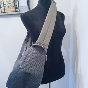 Pet sling carrier Bag in Olive Green